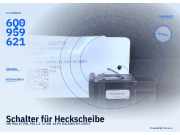 Schalter für Heckscheibe VW Polo IV (9N, 9A) 6Q0959621