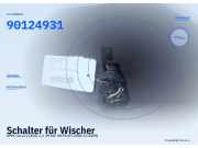 Schalter für Wischer OPEL Corsa C (X01) 90124931