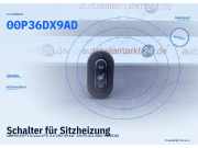 Schalter für Sitzheizung CHRYSLER PT Cruiser (PT) 00P36DX9AD