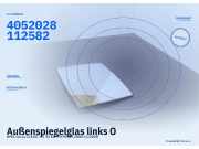 Außenspiegelglas links OPEL Corsa C (X01) 6428768 4052028112582