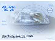 Hauptscheinwerfer rechts PEUGEOT 106 I 20-3241-05-2B