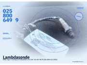Lambdasonde OPEL Tigra Twintop (X-C/Roadster) 0258006499