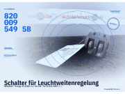 Schalter für Leuchtweitenregelung RENAULT Twingo II (CN0) 8200095495B