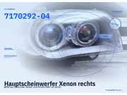 Hauptscheinwerfer Xenon rechts BMW 1er (E81) 7170292-04