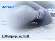 Außenspiegel rechts RENAULT Kangoo I Rapid (FC) 027449