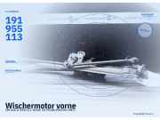 Wischermotor vorne VW Golf II (19E) 191955113