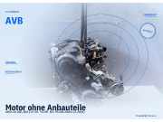 Motor ohne Anbauteile AUDI A4 (8E, B6) AVB