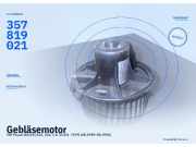 Gebläsemotor VW Passat B3/B4 (3A2, 35I) 357819021