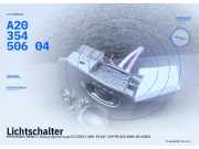 Lichtschalter MERCEDES-BENZ C-Klasse SportCoupe (CL203) A2035450604