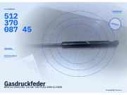 Gasdruckfeder BMW 5er (E60) 51237008745
