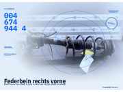 Federbein rechts vorne FIAT Punto Van (188) 0050711334 0046749444