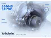 Turbolader VW Polo III (6N2) 654045145701