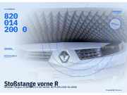 Stoßstange vorne RENAULT Megane II (BM/CM) 8200142000