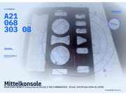 Mittelkonsole MERCEDES-BENZ E-Klasse Kombi (S210) A2106830308