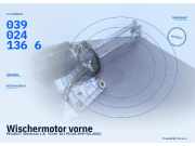 Wischermotor vorne PEUGEOT 306 Break 0390241366