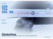 Zündschloss MERCEDES-BENZ C-Klasse (W204) A2075450108