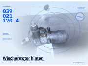 Wischermotor hinten FORD Fiesta II (FBD) 0390211704