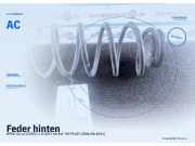 Feder hinten OPEL Corsa D (S07) AC