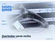 Querlenker vorne rechts Hyundai I20 (BC3) 54501-Q0000