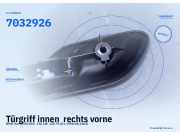 Türgriff innen rechts vorne BMW 5er (E39) 7032926