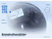 Bremskraftverstärker OPEL Agila (H00) 0204021784