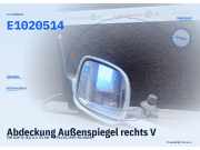 Abdeckung Außenspiegel rechts VW Golf IV (1J) E1020514