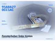 Fensterheber links hinten FORD Escort V (GAL) 91ABA270CC1AC
