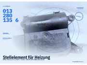 Stellelement für Heizung OPEL Meriva A 0132801356
