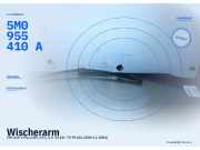 Wischerarm VW Golf V Plus (5M, 521) 5M0955410A