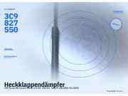 Heckklappendämpfer VW Passat Variant (3C5, B6) 3C9827550