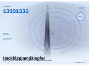 Heckklappendämpfer OPEL Vectra C Caravan (Z02) 13101335