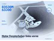 Motor Fensterheber links vorne NISSAN Pixo 83530M63J00