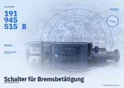 Schalter für Bremsbetätigung VW Golf IV 191945515B