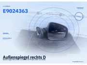 Außenspiegel rechts DACIA Logan MCV E9024363