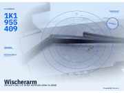 Wischerarm VW Golf V (1K) 1K1955409