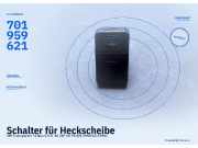 Schalter für Heckscheibe VW Transporter T4 Bus 701959621