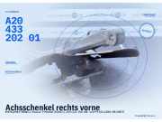 Achsschenkel rechts vorne MERCEDES-BENZ C-Klasse T-Modell (S203) A2043320 A2043320201