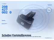 Schalter Feststellbremse MERCEDES-BENZ CLK (C208) 2084270020