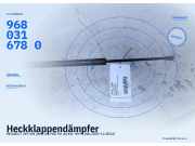 Heckklappendämpfer PEUGEOT 207 SW (WK) 9680316780