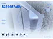 Türgriff rechts hinten NISSAN Micra V (K14) 826065FA0A