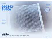 Kühler SMART City-Coupe (MC 01) 0003428V006