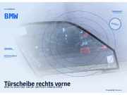 Türscheibe rechts vorne BMW 7er (E32) BMW