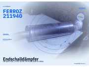 Endschalldämpfer VW Golf V (1K) FERROZ 211940