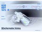Wischermotor hinten RENAULT Clio I (57) 8200071214