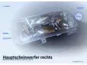 Hauptscheinwerfer rechts NISSAN Primera (P10)