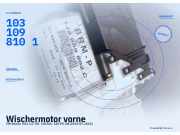 Wischermotor vorne VW Beetle (5C) 1031098101