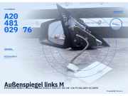 Außenspiegel links MERCEDES-BENZ C-Klasse T-Modell (S204) A2048102976