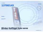 Blinker Kotflügel links vorne BMW 3er (E36) 13780149