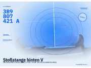 Stoßstange hinten VW Passat Variant (3B6, B5) 3B9807421A