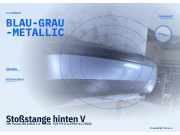 Stoßstange hinten VW Passat B5 (3B2) BLAU-GRAU-METALLIC